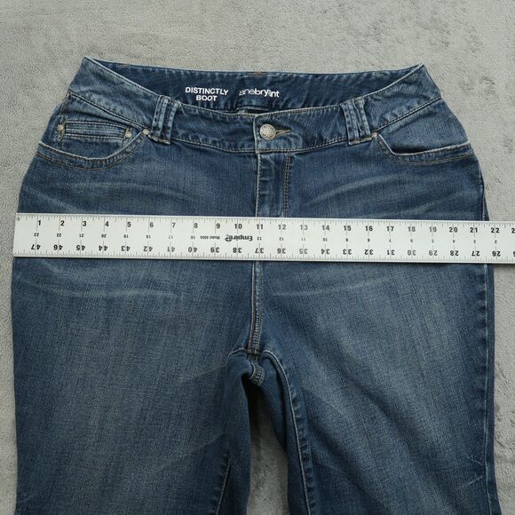 Lane Bryant Jeans Women's 16P High-Rise Distinctly Boot 28" Inseam Distressed - Picture 7 of 16